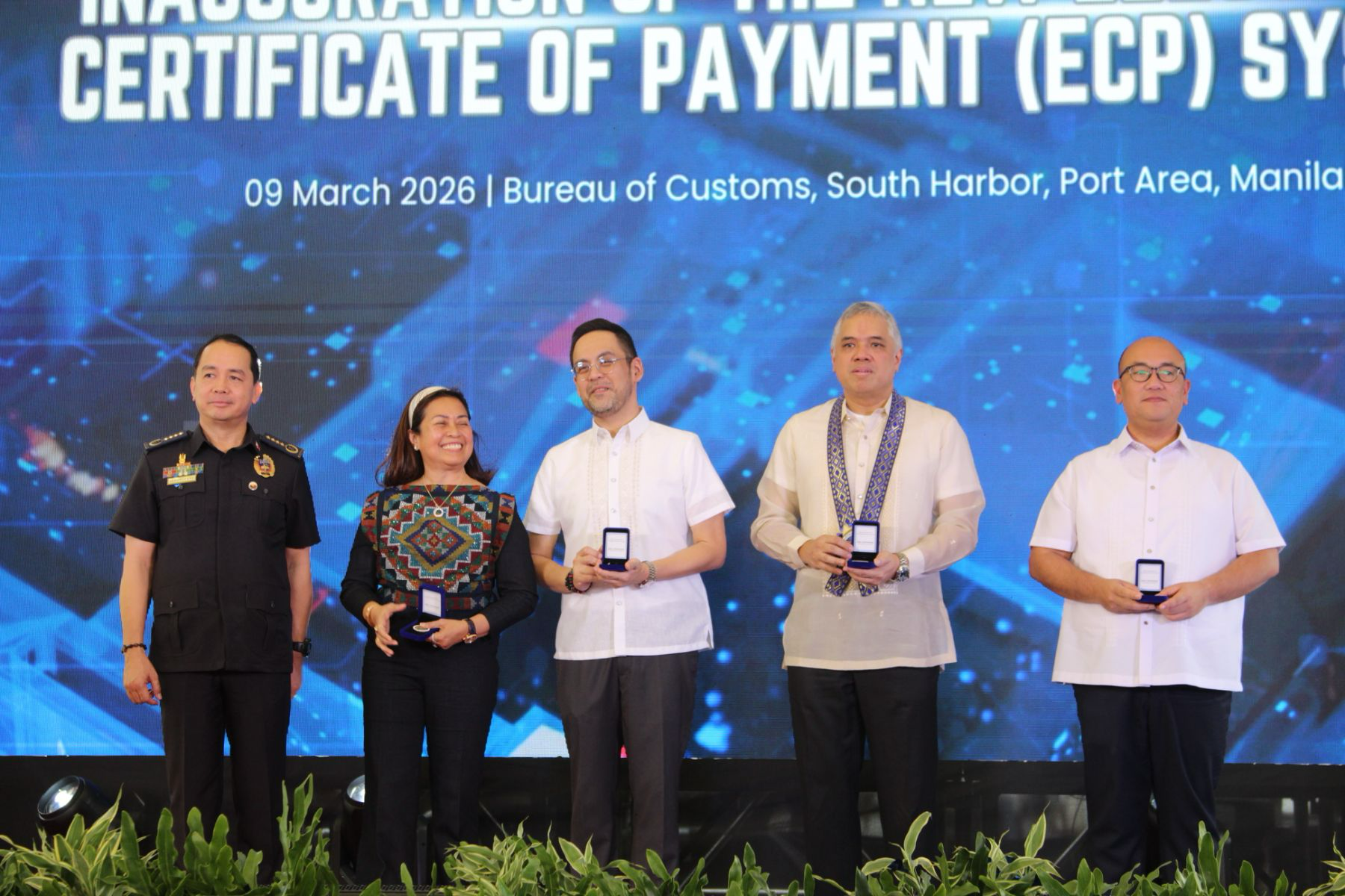 BOC Commissioner Ariel Nepomuceno, AVID President Fe Agudo, CAMPI Vice President Atty. Rhys Alexei Murillo, DOF Usec. Rolando Ligon, Jr. and LTO Assistant Secretary Markus Lacanilao