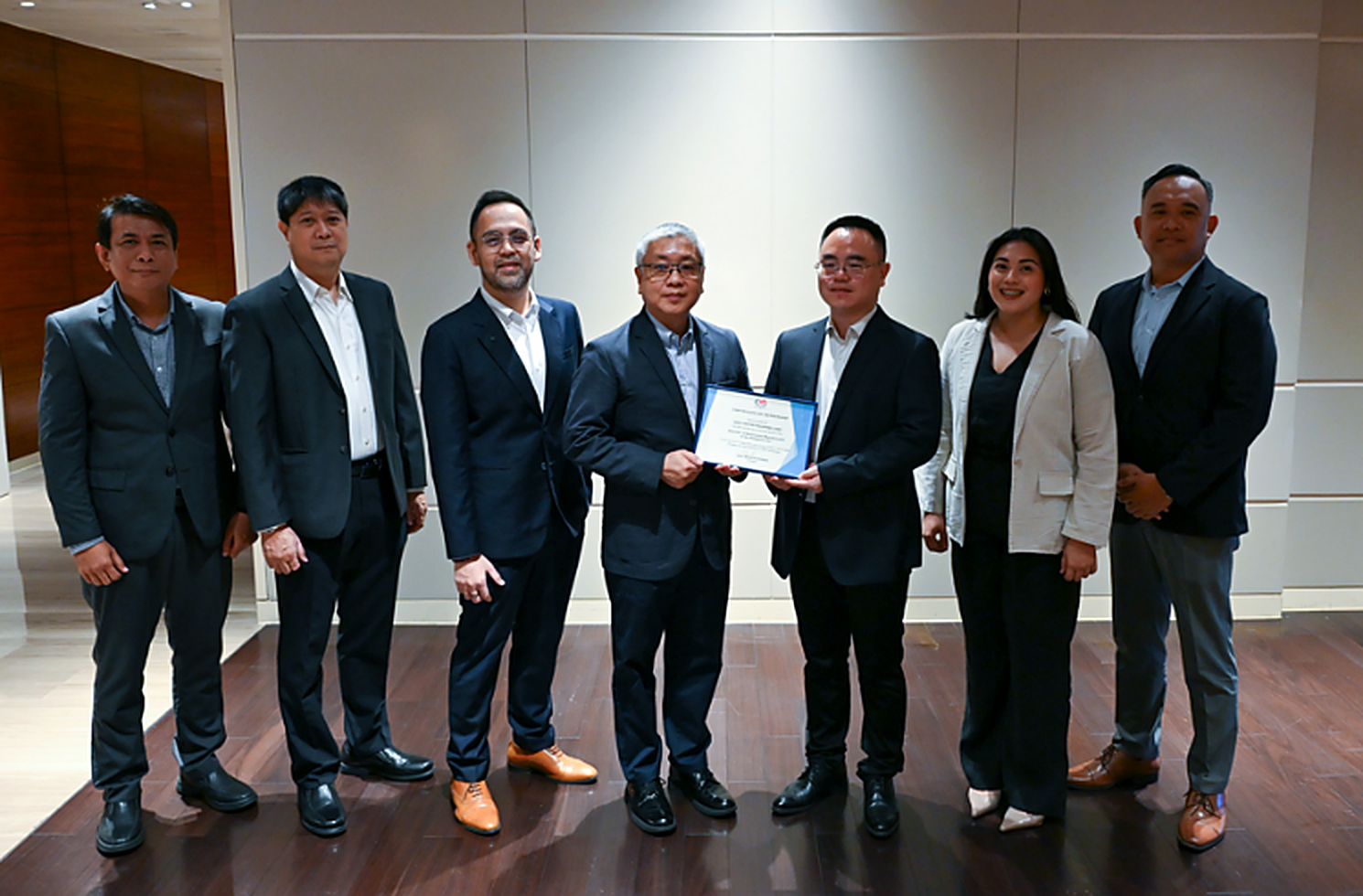 CAMPI Officers with GMP Sales Director Marvin Zhao and team